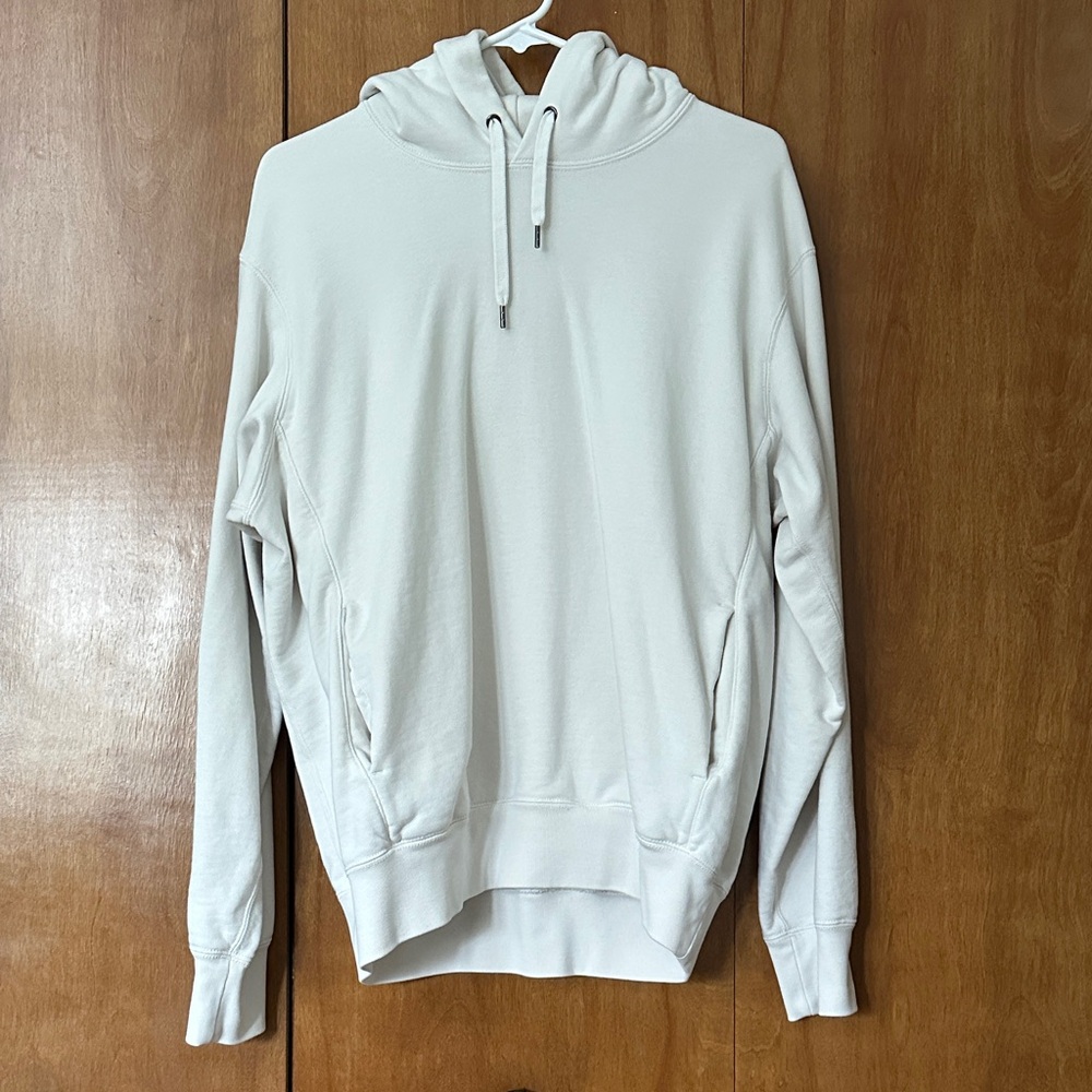 Uniqlo Unisex Sweat Pullover Hoodie White - M